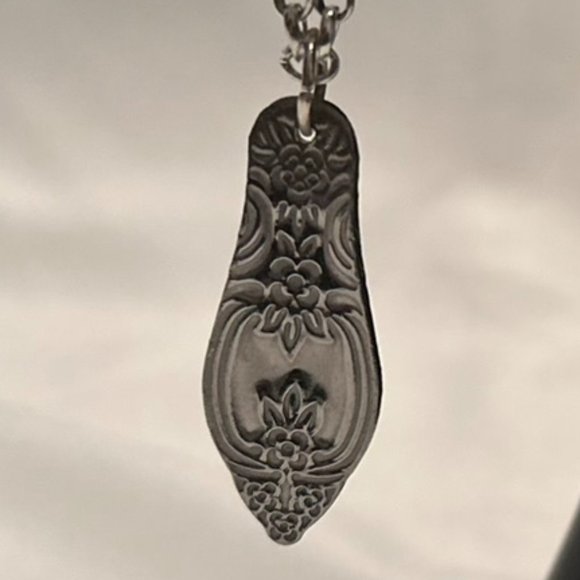 Unique Handcrafted/Handmade Spoon/Silverware Pendant with Necklace - Picture 1 of 3